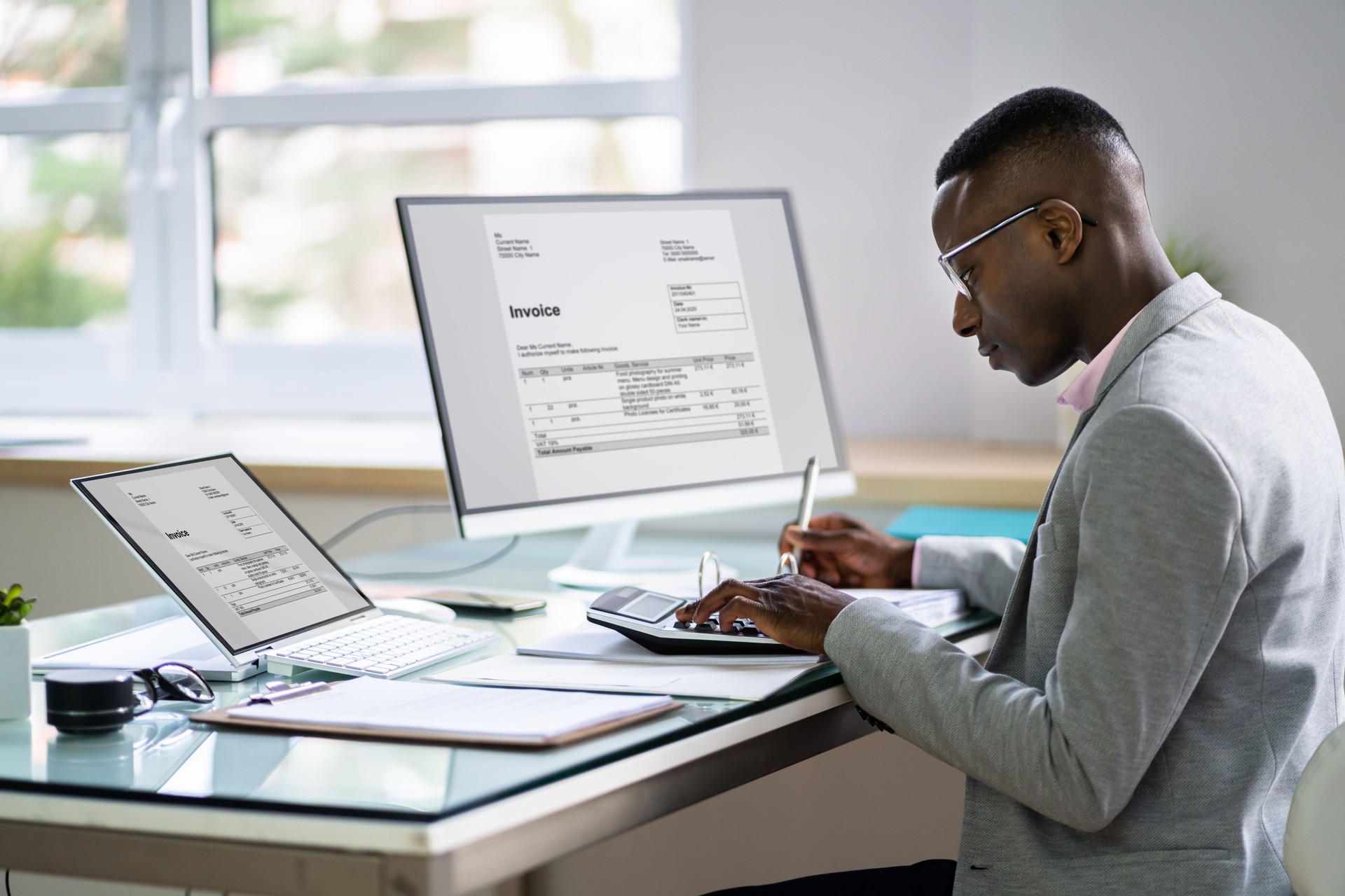 African American Tax Professional Male